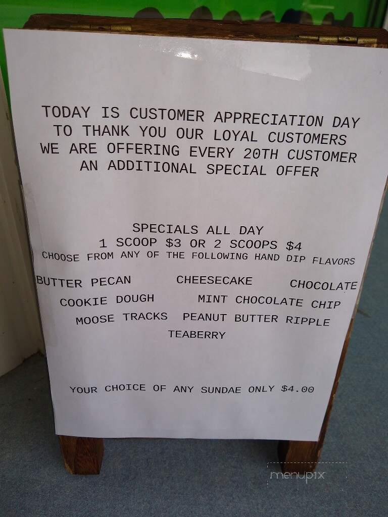 Noel's Drive-In - Fallentimber, PA menu_pic