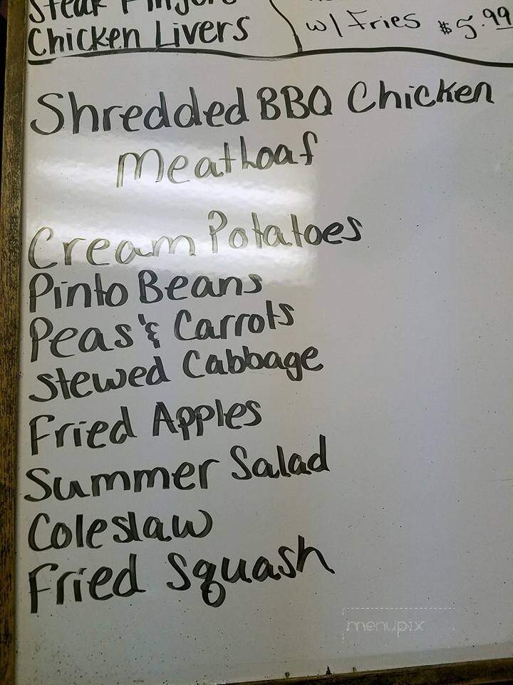 Cathy's Country Cupboard - Westmoreland, TN menu_pic