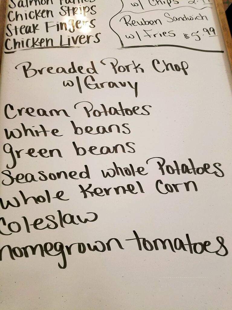 Cathy's Country Cupboard - Westmoreland, TN menu_pic