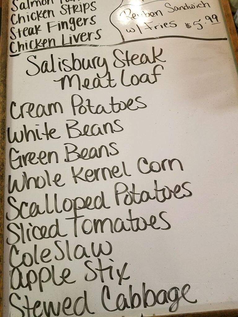 Cathy's Country Cupboard - Westmoreland, TN menu_pic