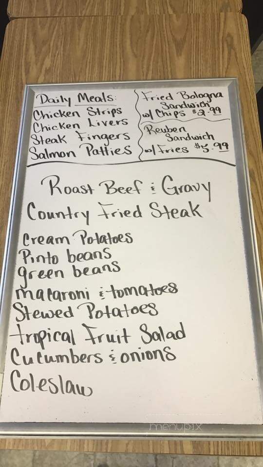 Cathy's Country Cupboard - Westmoreland, TN menu_pic