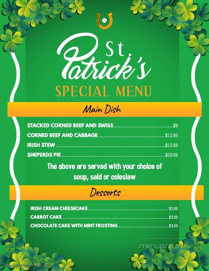 Drifter's Restaurant and Lounge - Saint Clair, MI menu_pic
