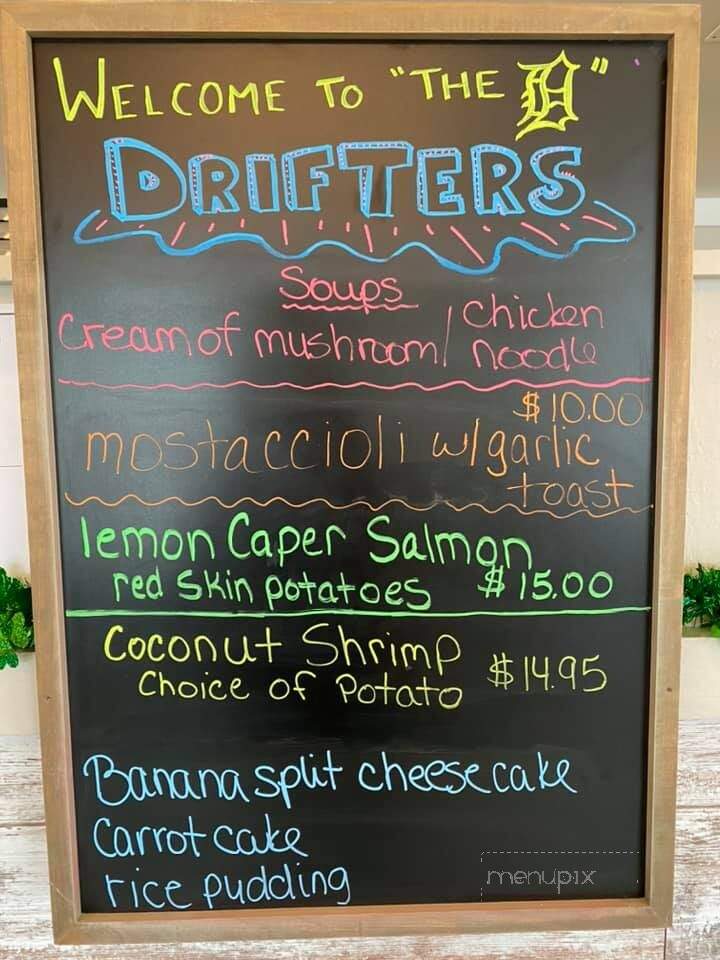 Drifter's Restaurant and Lounge - Saint Clair, MI menu_pic