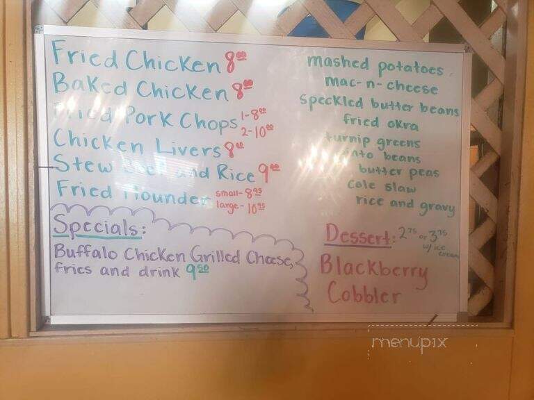 Mountain View Restaurant - Walhalla, SC menu_pic