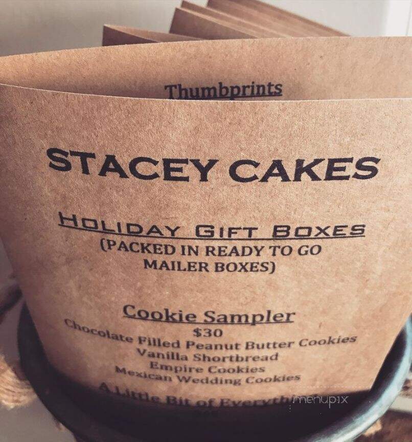Stacey Cakes - Mccall, ID menu_pic