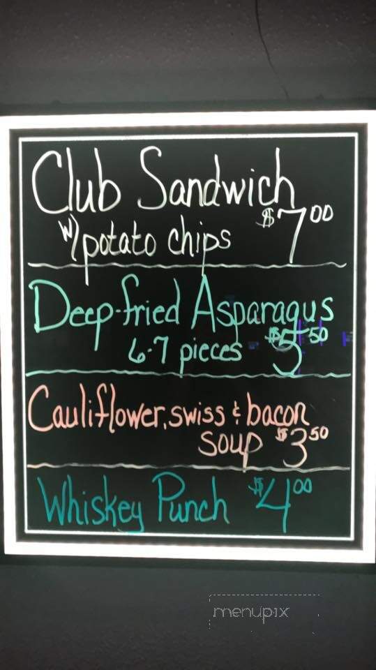 Sand-Bar - Muskegon, MI menu_pic