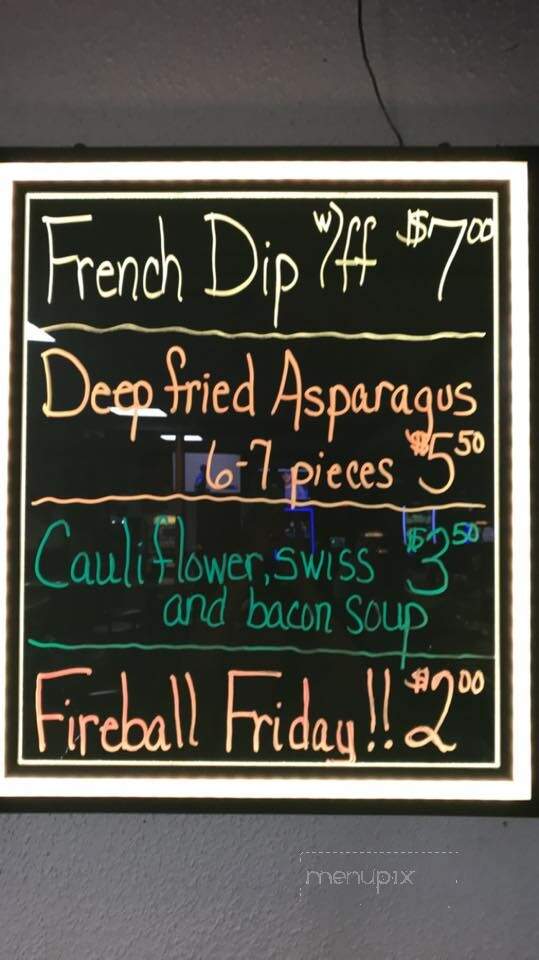 Sand-Bar - Muskegon, MI menu_pic