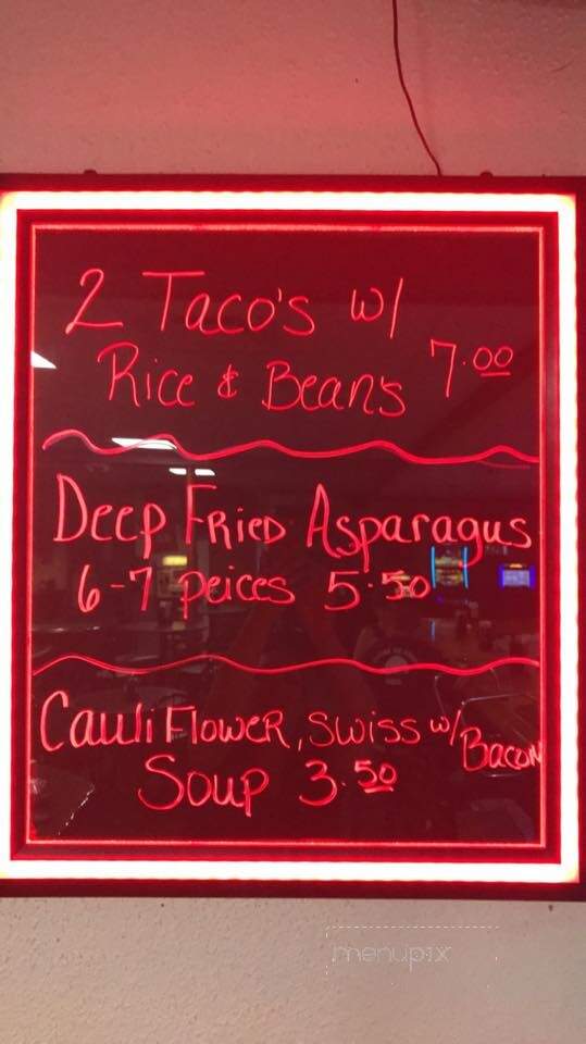 Sand-Bar - Muskegon, MI menu_pic