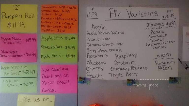 Apple'licious Pie Depot - Gays Mills, WI menu_pic