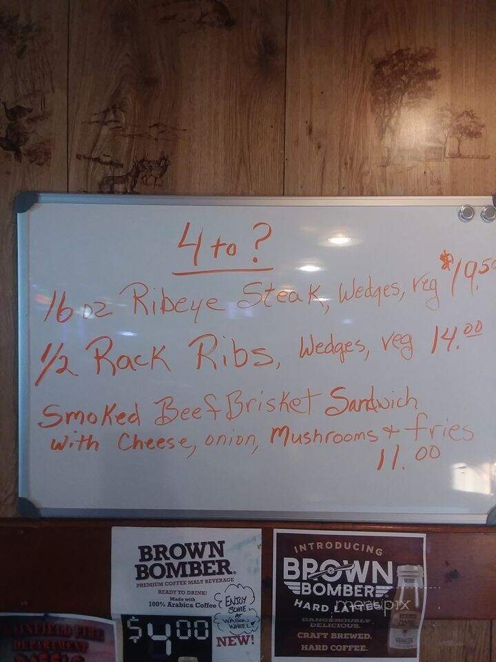 Wagonwheel Bar & Grill - Bancroft, WI menu_pic