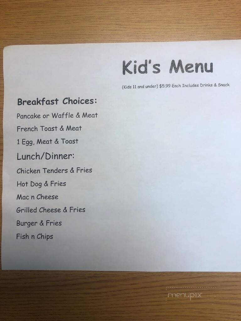 B's Family Restaurant - Au Gres, MI menu_pic