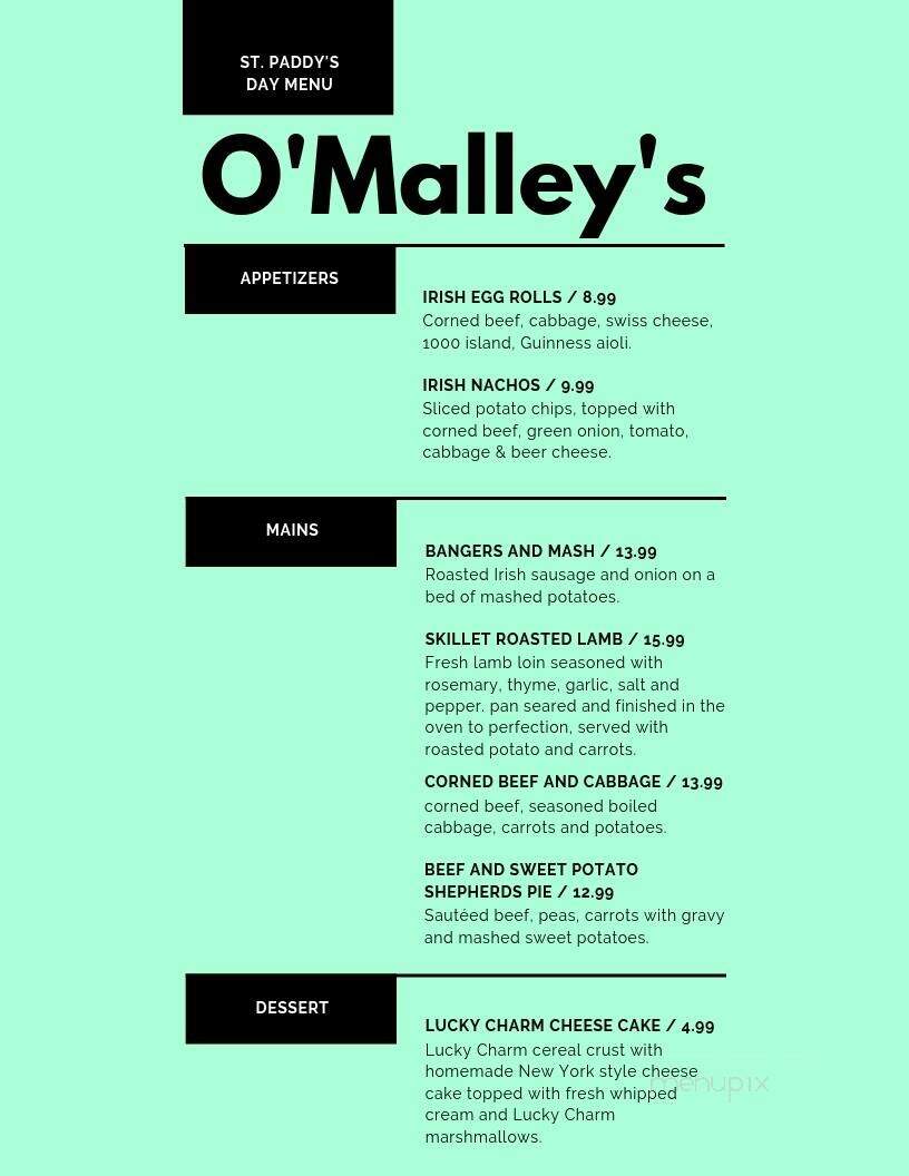 O'Malley's On Main Pub & Grill - Sylva, NC