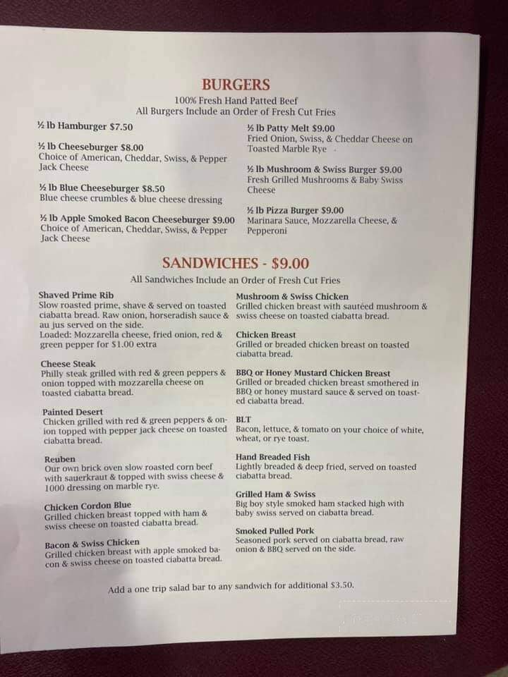 Country Gardens Motel & Lounge - Soldiers Grove, WI menu_pic