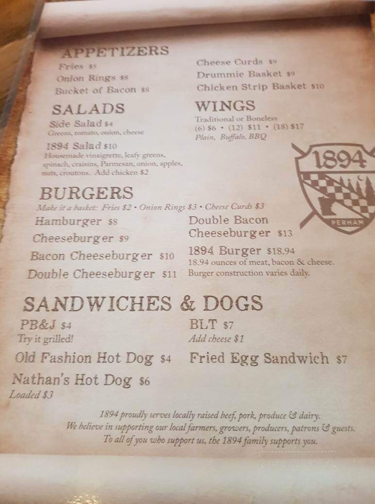 1894 - Perham, MN menu_pic