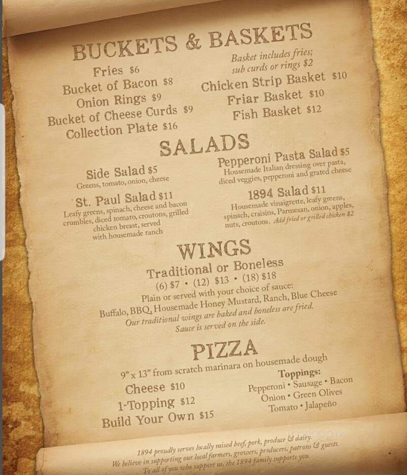 1894 - Perham, MN menu_pic