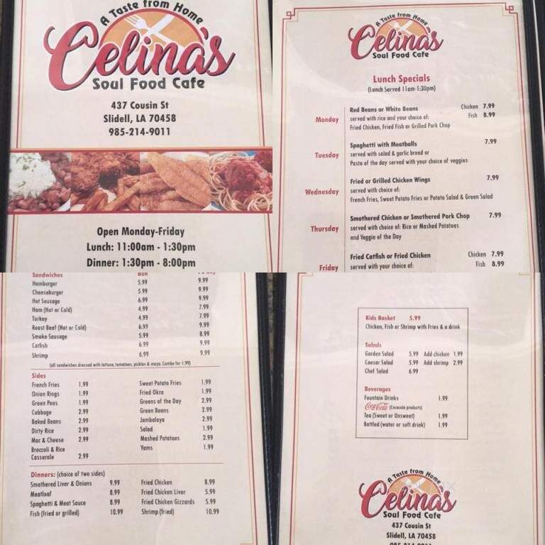 Celina's Soul Food Cafe - Slidell, LA