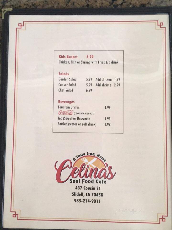 Celina's Soul Food Cafe - Slidell, LA