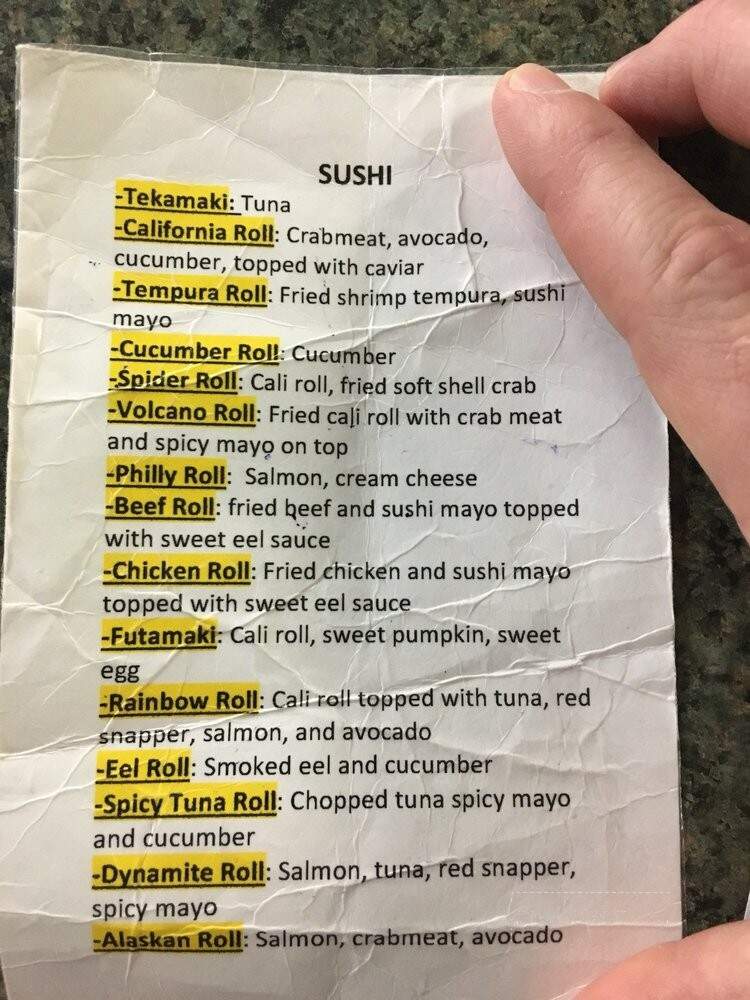 Jin Express - Lagrange, GA menu_pic
