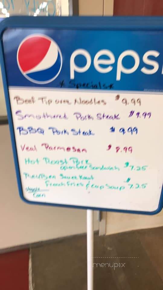 Eighteen Wheeler Restaurant - Taylor, MO menu_pic