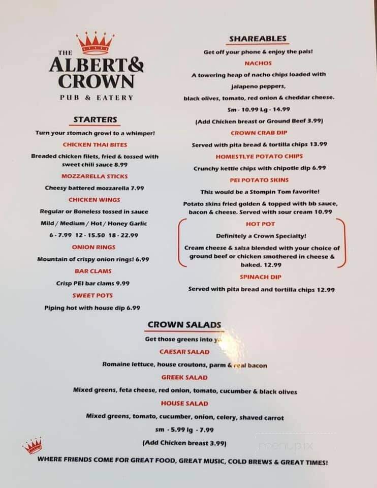 The Albert & Crown Pub & Eatery - Alberton, PE