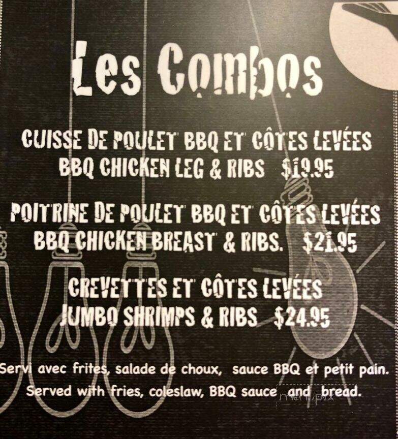 Resto Bar Top Shot - Lachute, QC menu_pic