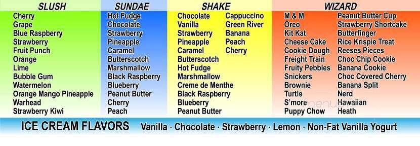 Ice Cream Shack - Peoria, IL menu_pic