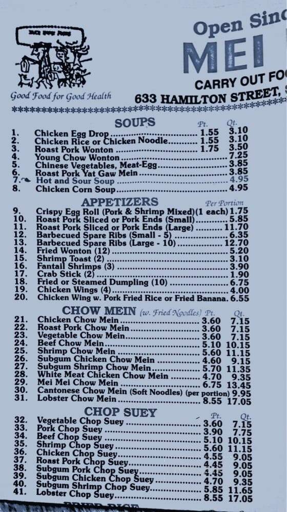 Mei-Mei Chinese Take-Out - Somerset, NJ menu_pic