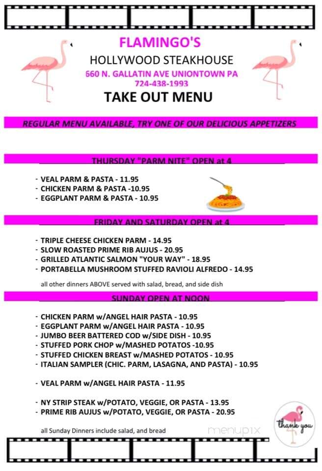 flamingo grill menu with prices flamingo grill menu with prices