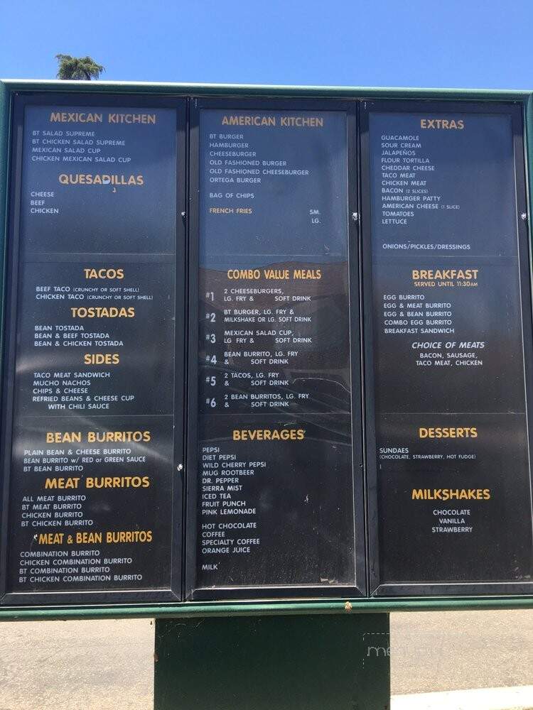 B T's Buns & Torts - Visalia, CA menu_pic