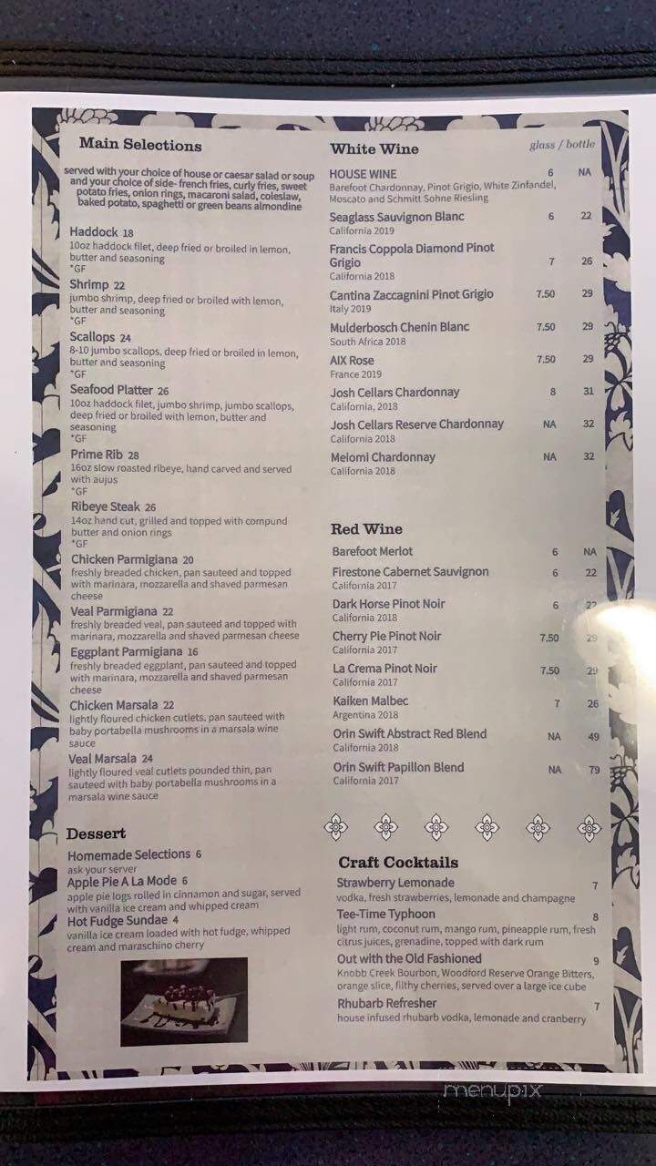 Elms Restaurant - Sandy Creek, NY menu_pic