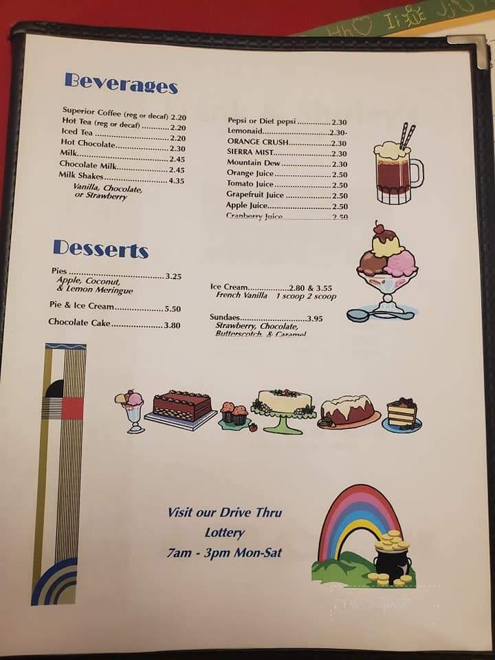 Menu of Frank & Shirley's Restaurant in Pittsburgh, PA 15210