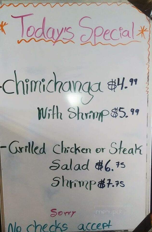 Las Plazas Mexican - Mcewen, TN menu_pic