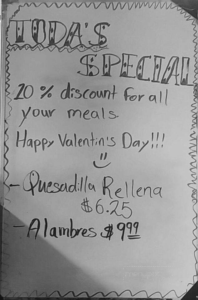 Las Plazas Mexican - Mcewen, TN menu_pic