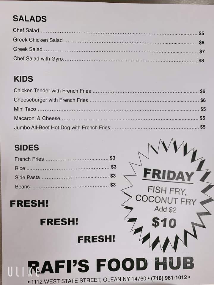 Burntsugars Food Truck - Gravette, AR menu_pic