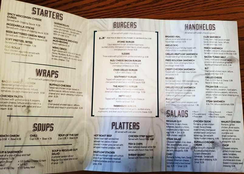 Country Farmhouse - Wayne, OH menu_pic