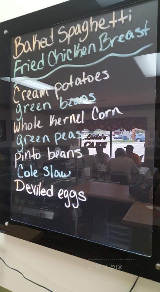 Linda's Cafe - Madisonville, TN menu_pic