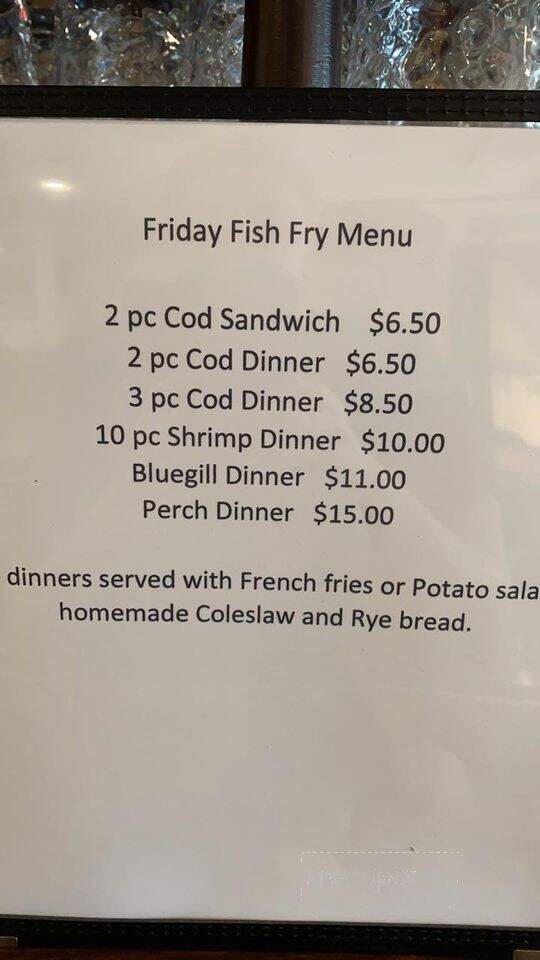 Otter's Inn - Randolph, WI menu_pic