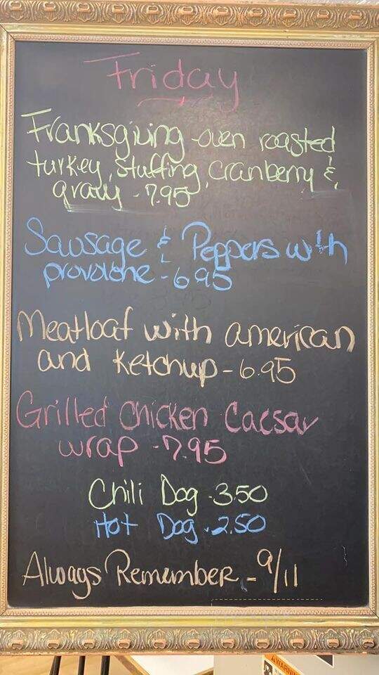 The Notch Store - Cheshire, CT menu_pic