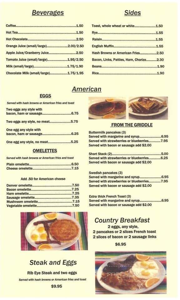 Amigos - Freeport, IL menu_pic