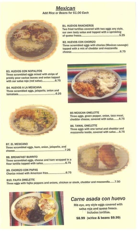 Amigos - Freeport, IL menu_pic