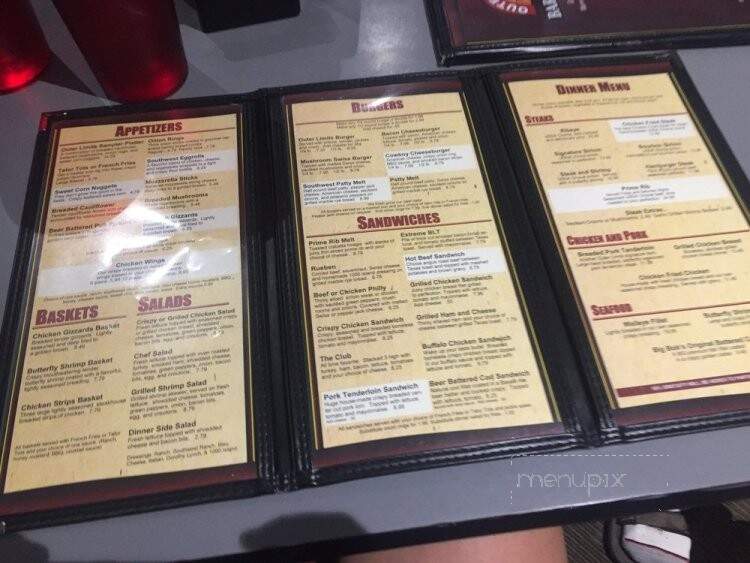 Outer Limits - Valley, NE menu_pic