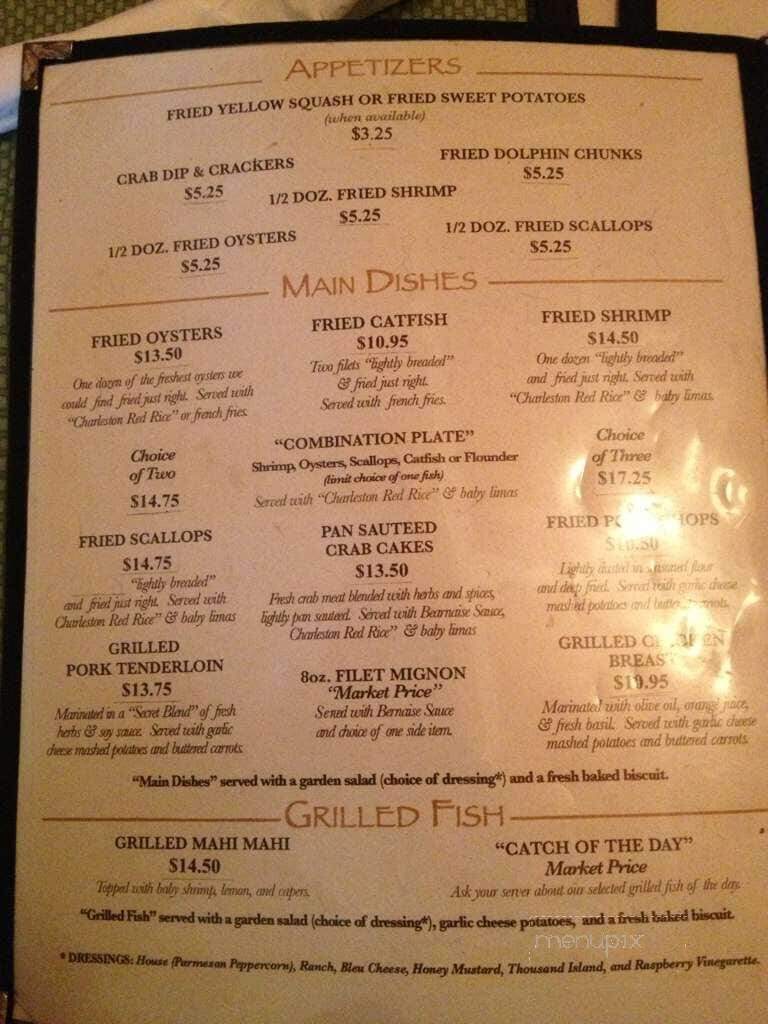 Eatery At The Depot - Branchville, SC menu_pic