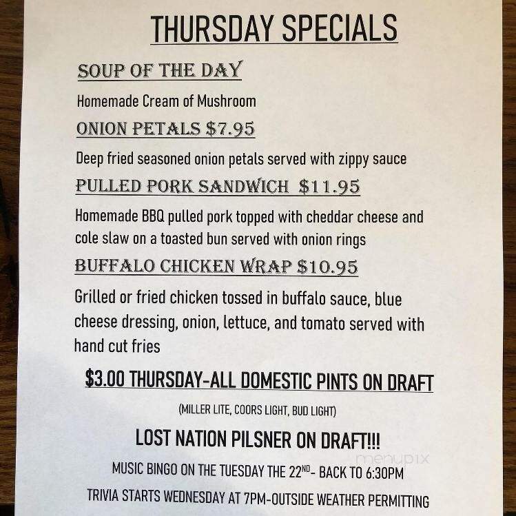 Dutchman - Gouldsboro, PA menu_pic