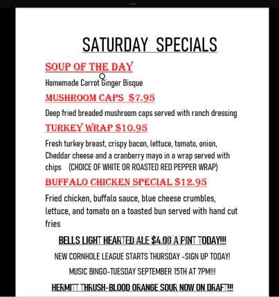 Dutchman - Gouldsboro, PA menu_pic