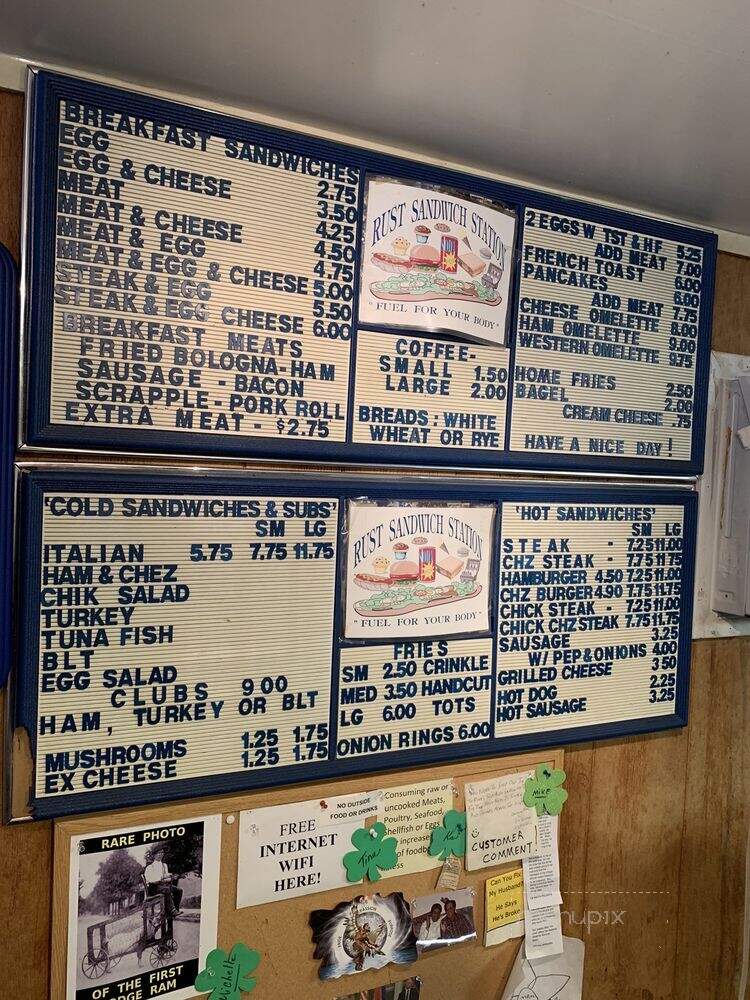 Rust Sandwich Station - Millsboro, DE menu_pic