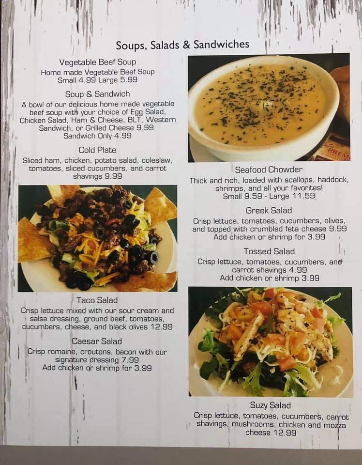 Seaside Grill Restaurant & Take-out - Richibucto, NB menu_pic