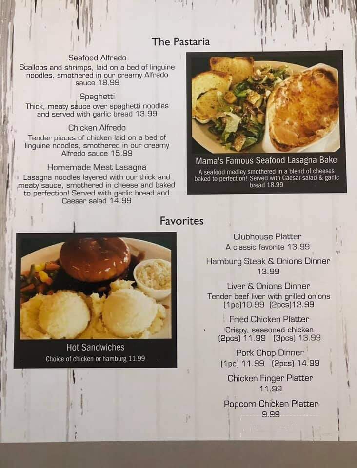 Seaside Grill Restaurant & Take-out - Richibucto, NB menu_pic