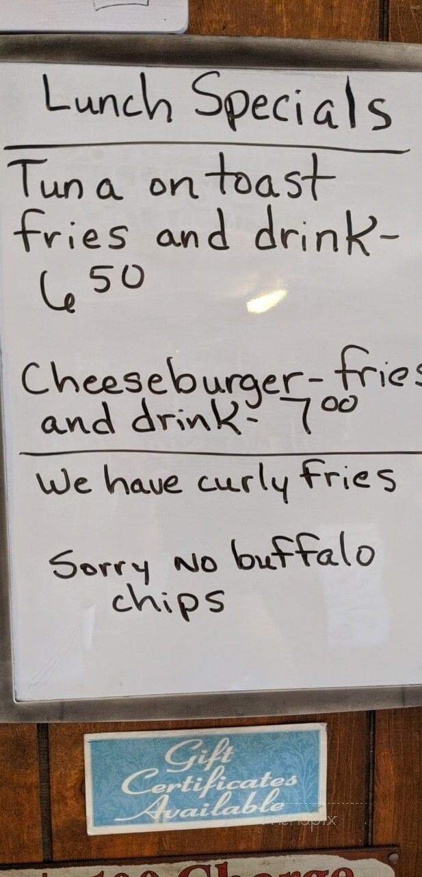 Saddle Mountain Cafe - Ennice, NC menu_pic