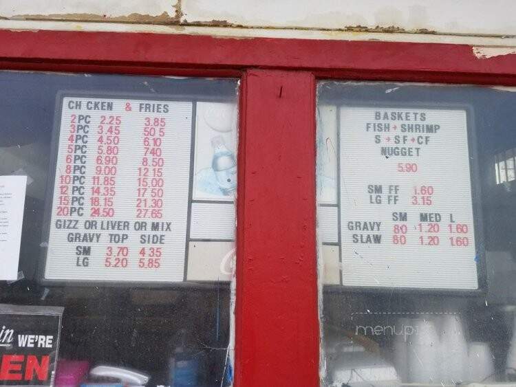 Barrera's Fried Chicken - Robstown, TX menu_pic