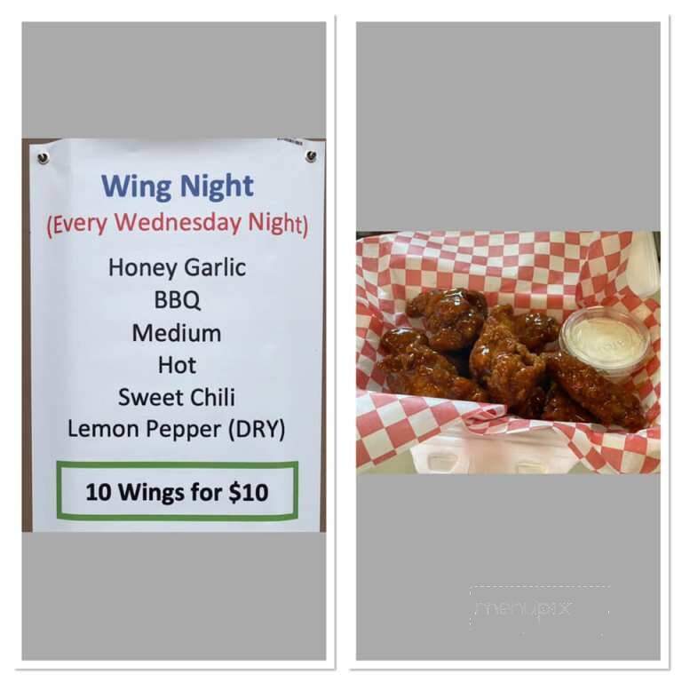 The Gilbert's Country Cafe - Feversham, ON menu_pic